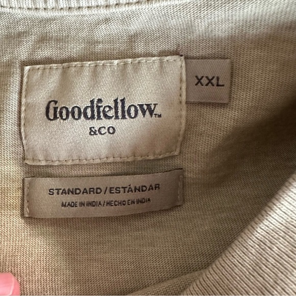 Goodfellow & Co Green Long Sleeve Tee Relaxed Fit - Picture 3 of 4